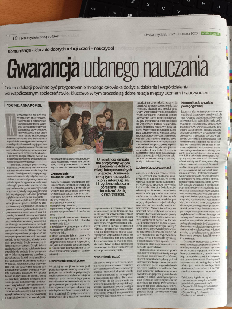 GWARANCJA UDANEGO NAUCZANIA