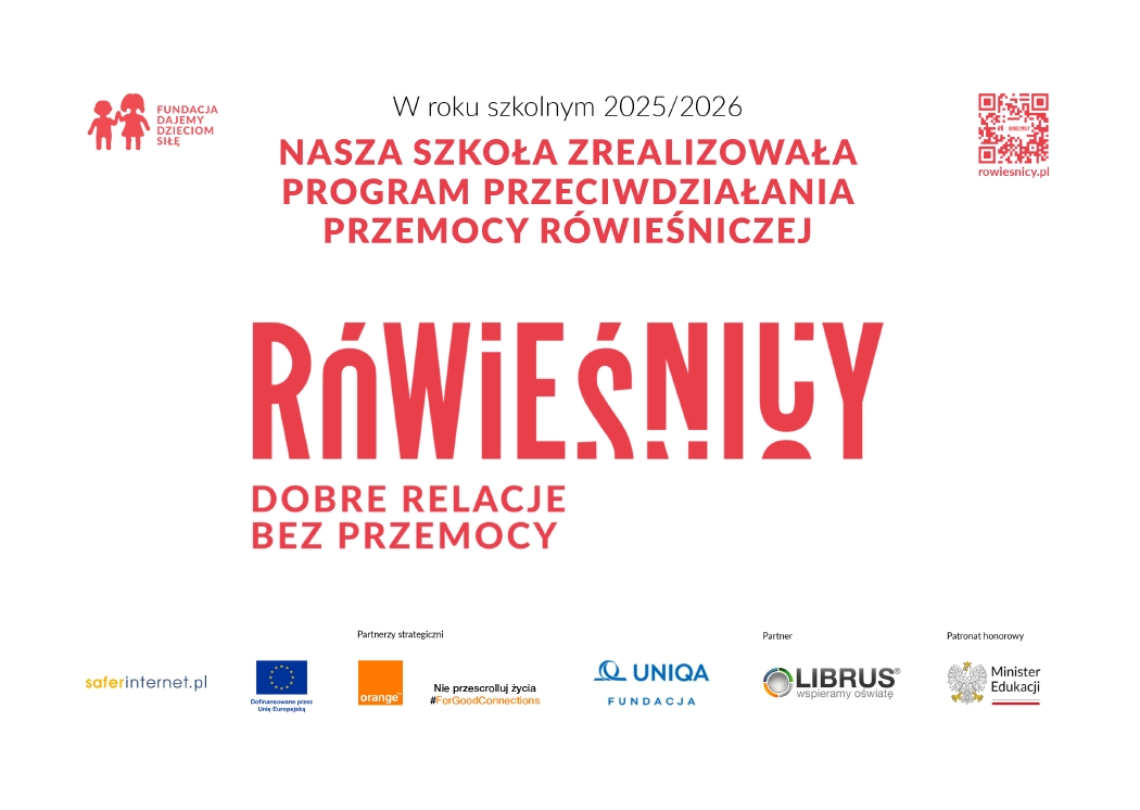 Udział w programie profilaktycznym RÓWIEŚNICY